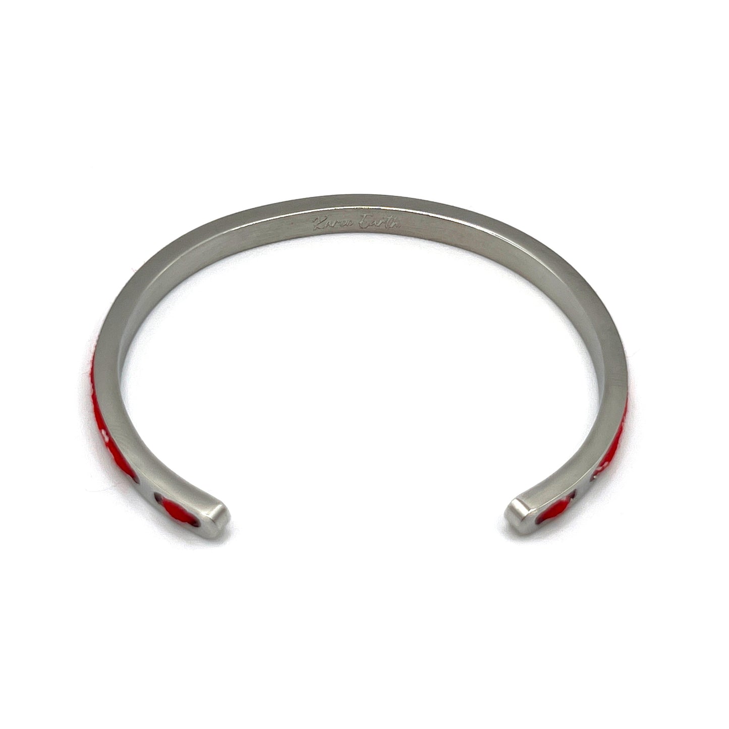 Stainless Steel Cuff Bracelet Red Ensign - KarooEarth