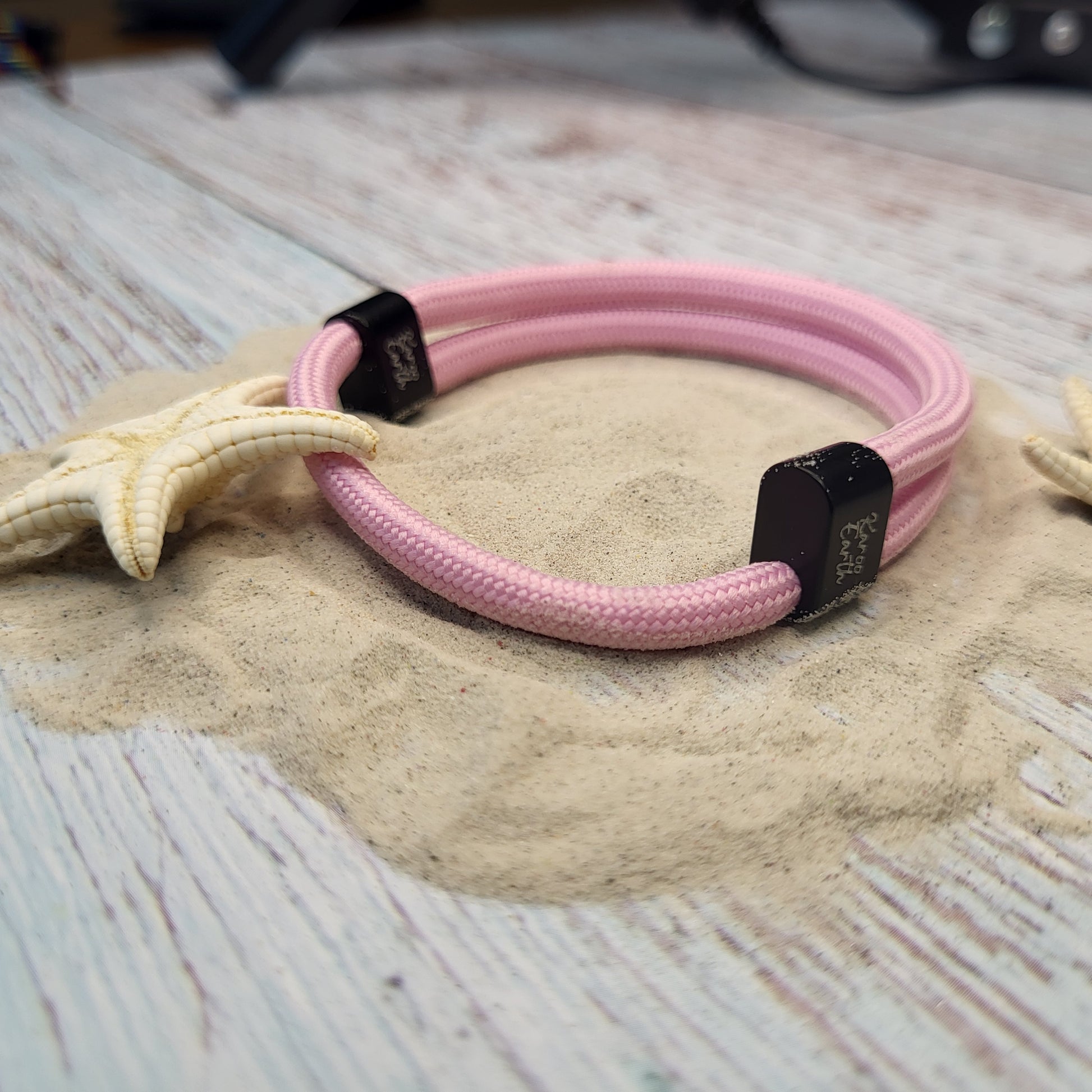 Pink Karoo Earth Rope Adjustable Paracord Bracelet - KarooEarth