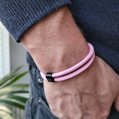 Pink Karoo Earth Rope Adjustable Paracord Bracelet - KarooEarth