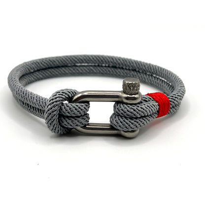 Stainless Steel Nautical Sailing Rope Shackle Bracelet