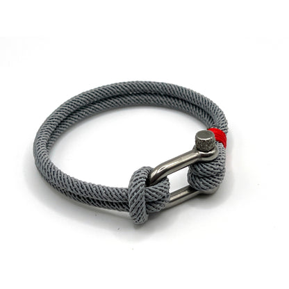 Stainless Steel Nautical Sailing Rope Shackle Bracelet